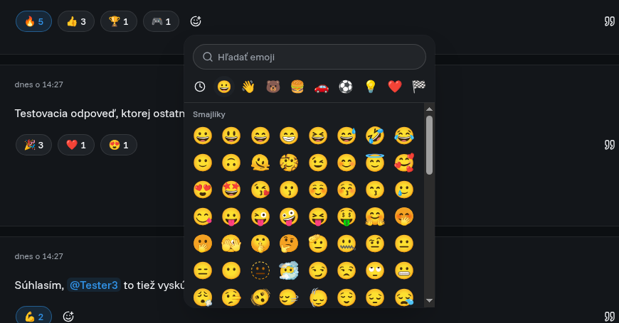 Všetky emoji